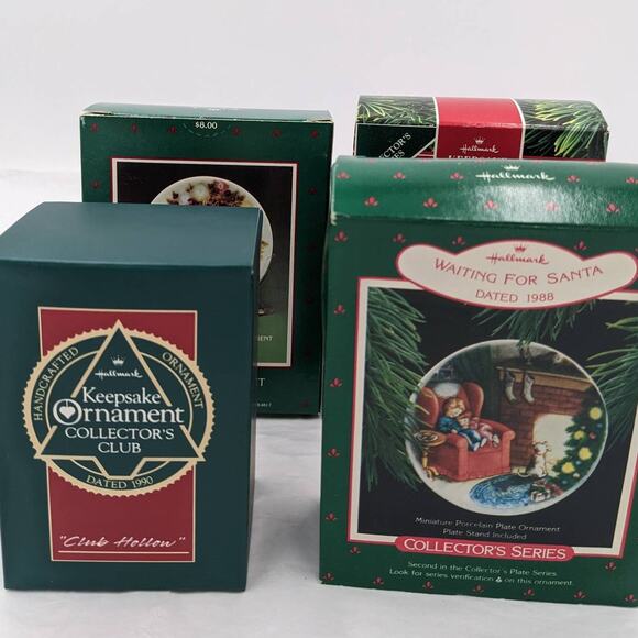 Hallmark Ornaments Vintage Lot Light Shines Christmas Collector Plate Keepsake - Picture 1 of 12